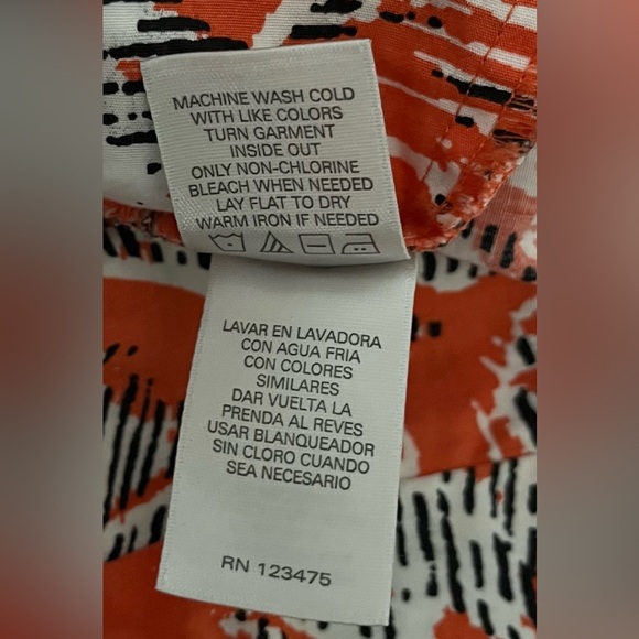 Emma James Women’s Sleeveless Tropical Print‎ Blouse Size 8 - Picture 4 of 8